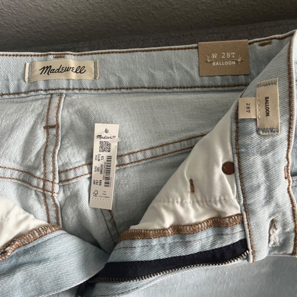 Madewell NWT 28T Balloon Jean - Picture 2 of 3